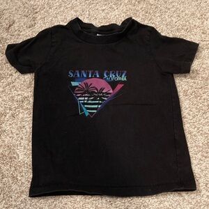 4 for $9 Santa Cruz Kids Black Graphic Tee